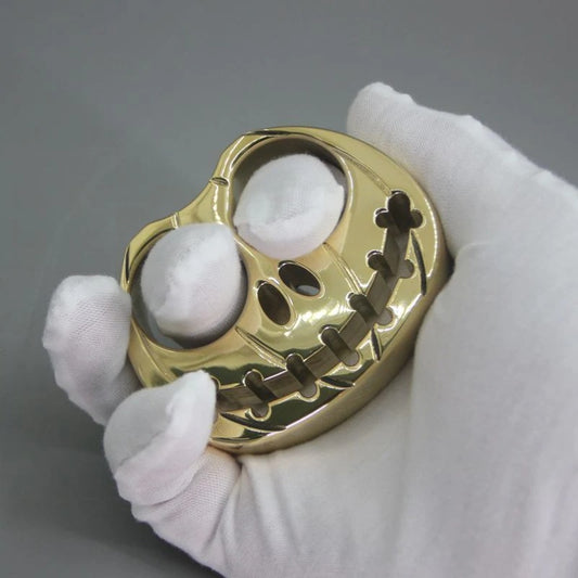 Pumpkin Brass Knuckle Duster - Self-Defense Tool