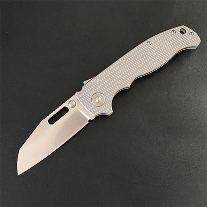 Titanium Alloy Folding Knife Outdoor Camping Hunting