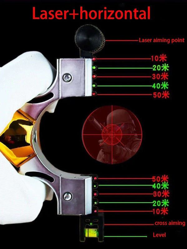 Laser Sight Spring Infrared Aim Adjustable Resin Bow