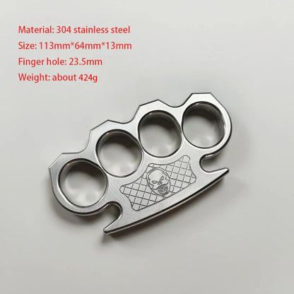 Solid Steel Knuckle Duster - Emergency Defender