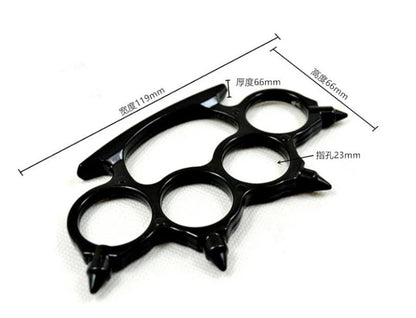 Hedgehog Solid Brass Knuckles Duster - Self-Defense EDC Tool