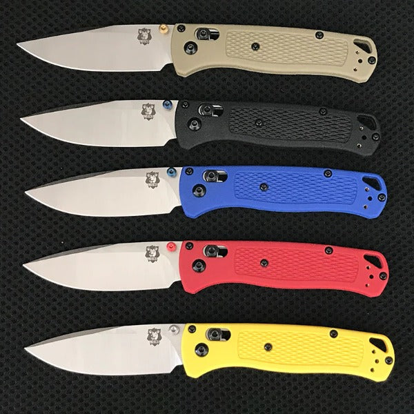 Liome Fiber Grip Folding Blade Outdoor Camping Survival Knife EDC Tool