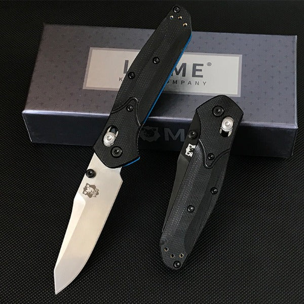 Liome Dual Color G10 Grip Folding Blade Outdoor Tactical Knife EDC Tool