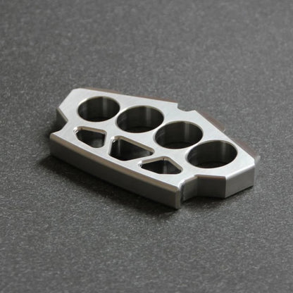 Precision Solid Steel Knuckle Duster - Self-Defense EDC Tool