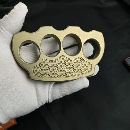 Solid Aluminum Knuckle Duster - Self-Defense EDC Tool