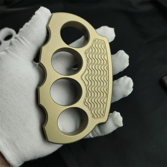 Solid Aluminum Knuckle Duster - Self-Defense EDC Tool