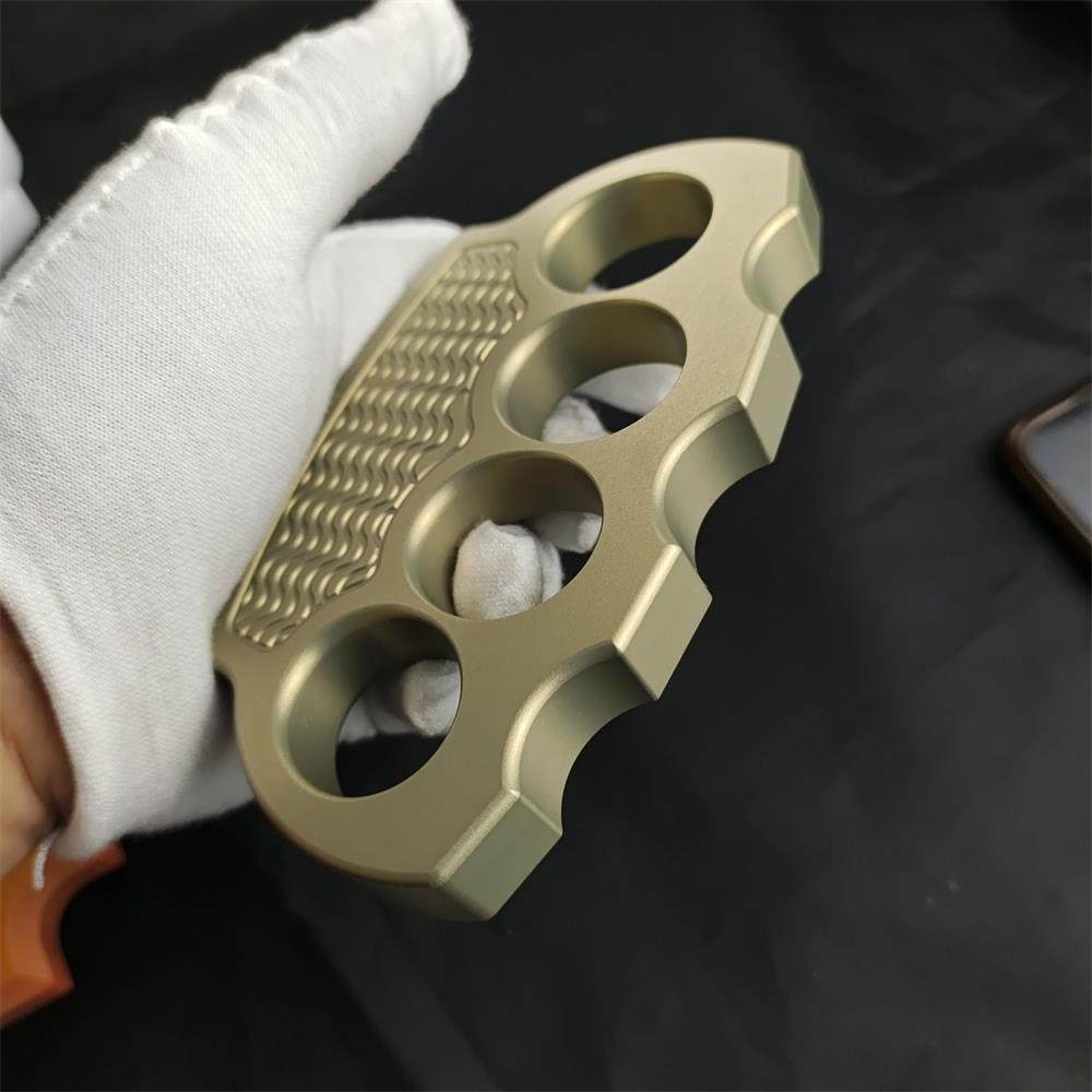 Solid Aluminum Knuckle Duster - Self-Defense EDC Tool