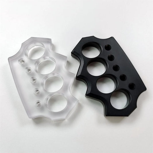 Assault Transparent Knuckle Duster - Self-Defense Gear