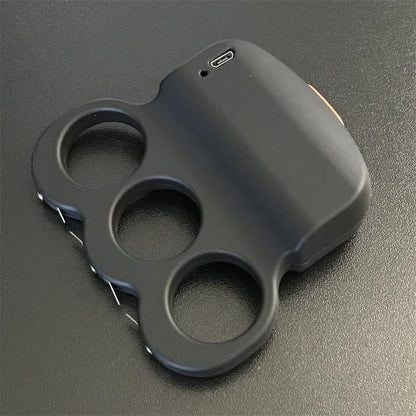 Stun GUN Knuckle Electric Rod - Three Finger Self-Defense Tool