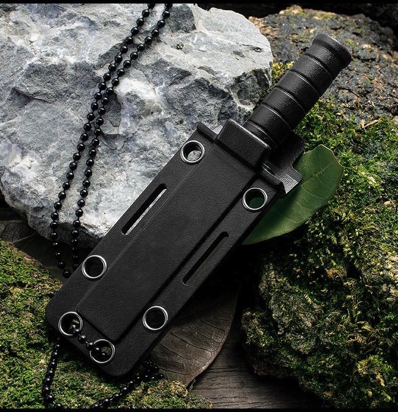 Necklace Small Straight Knife Multi-tool Defense