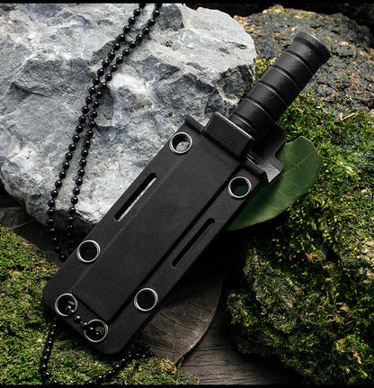 Necklace Small Straight Knife Multi-tool Defense