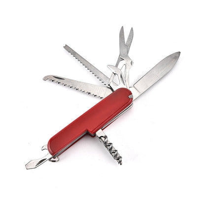 Multi-tool Folding Knife Saw Scissors Bottle Opener