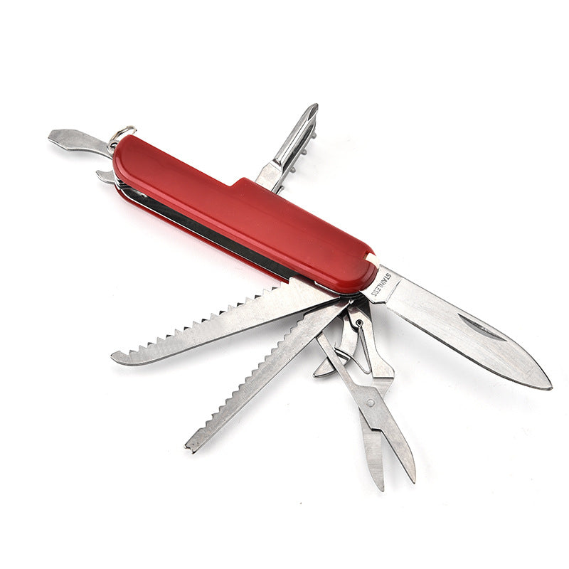 Multi-tool Folding Knife Saw Scissors Bottle Opener