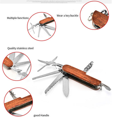 Multi-tool Outdoor Defense Folding Knife