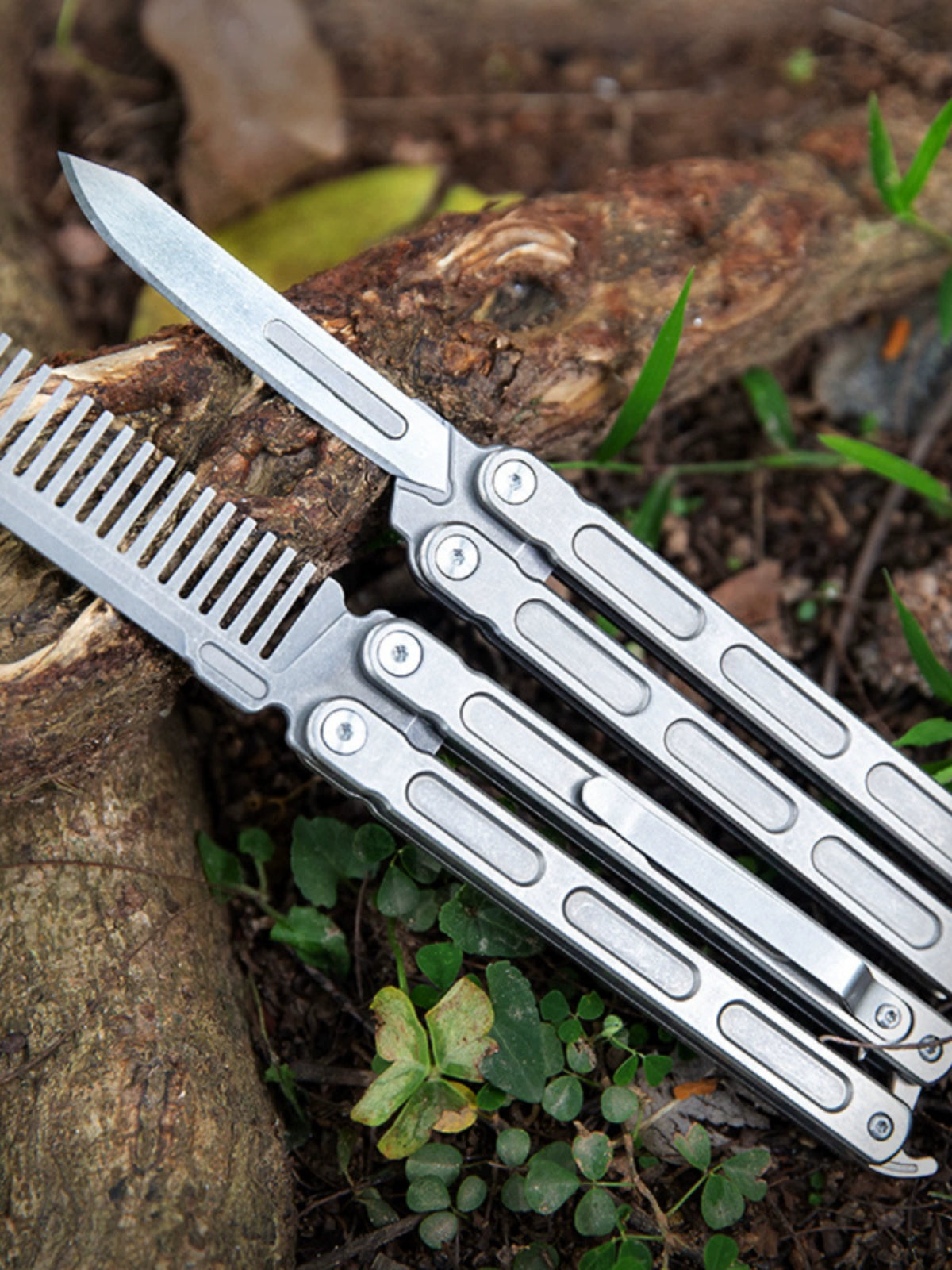 Titanium Butterfly EDC Blade Knife & Bottle Opener