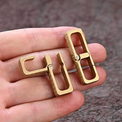 Brass Key Clip Quick Latch