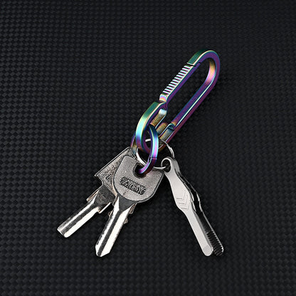 TC4 Titanium Mini Tweezer Keychain