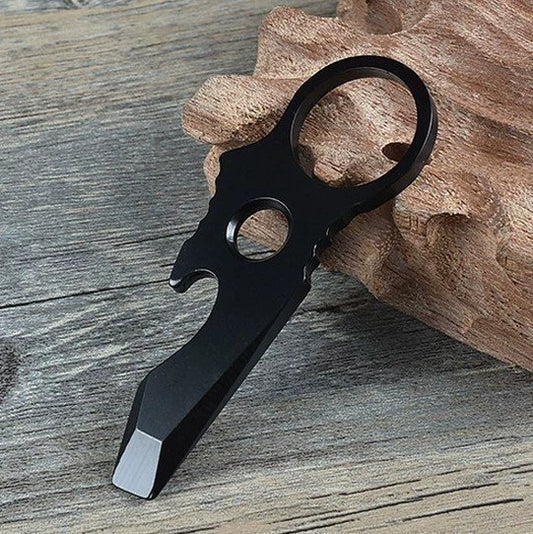 Pocket Rescue Multi-Tool: EDC Stainless Steel O-Plier Knuckle Duster