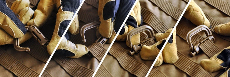 Tactical MOLLE D-Clip: Adventure Gear Attach