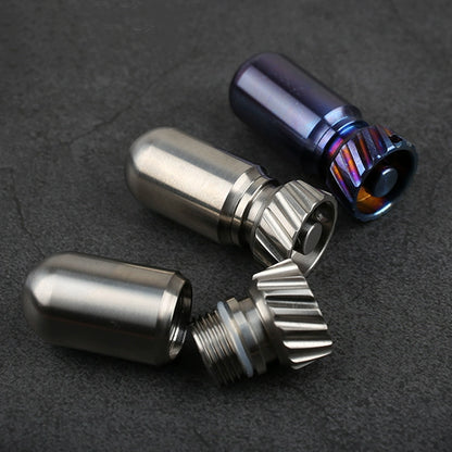 Titanium Waterproof EDC Vial