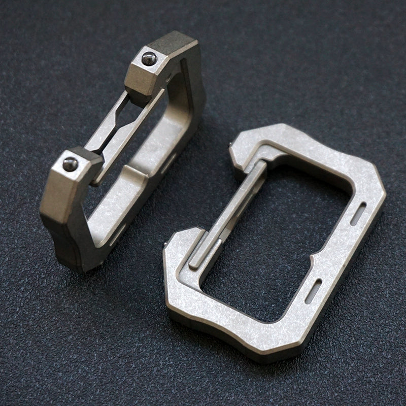 Titanium Multi-Tool Keychain: Bottle Opener Letter Knife Wrench