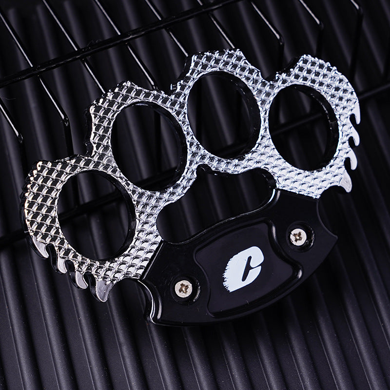 Zinc Alloy Knuckle Duster Outdoor Defense Tool