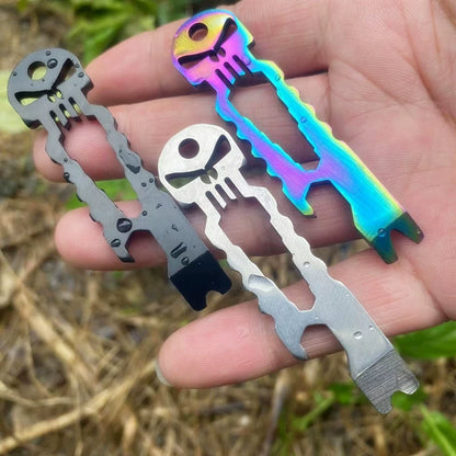 Vengeance Skull Multi-Tool: Stainless Steel EDC