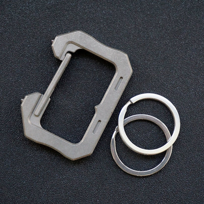 Titanium Multi-Tool Keychain: Bottle Opener Letter Knife Wrench