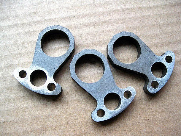 Handcrafted Stainless Steel Single Hole Knuckle Keychain