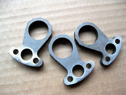 Handcrafted Stainless Steel Single Hole Knuckle Keychain