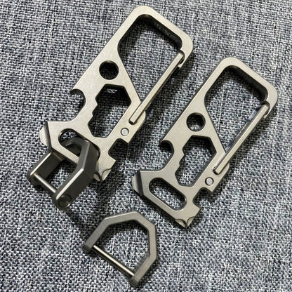 TC4 Titanium MultiTool Keychain