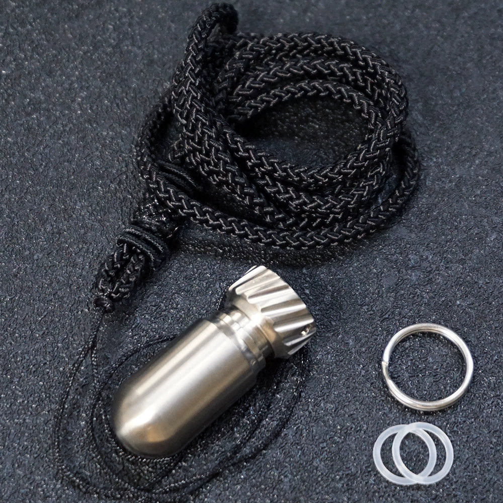 Titanium Waterproof EDC Vial