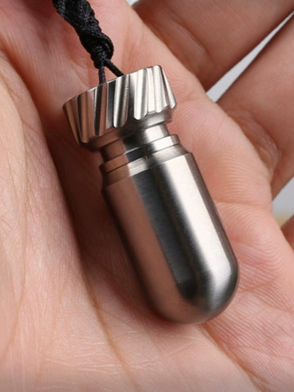 Titanium Waterproof EDC Vial