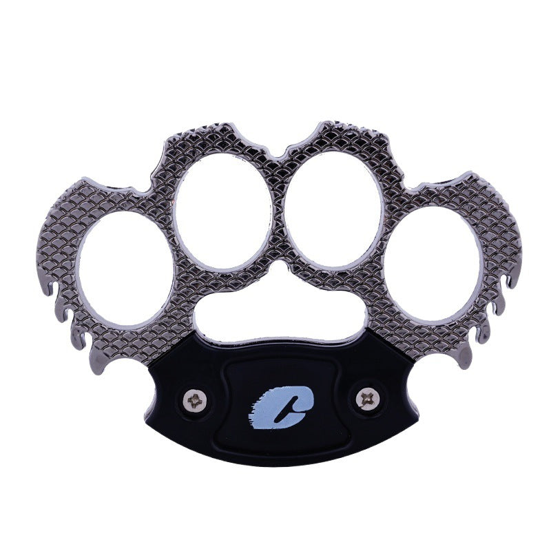 Zinc Alloy Knuckle Duster Outdoor Defense Tool