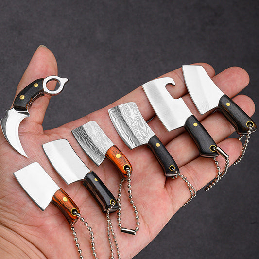 Mini Keychain Axe Knife Charm