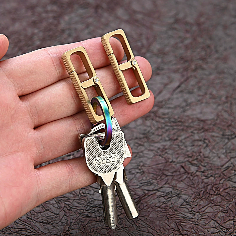 Brass Key Clip Quick Latch