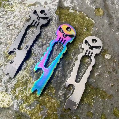 Vengeance Skull Multi-Tool: Stainless Steel EDC