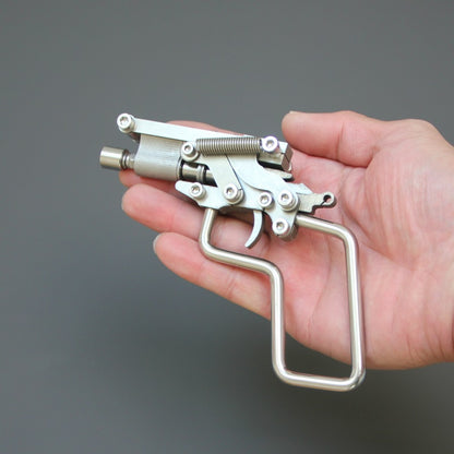 Stainless Steel Lancer: Vintage Rattleback Gun