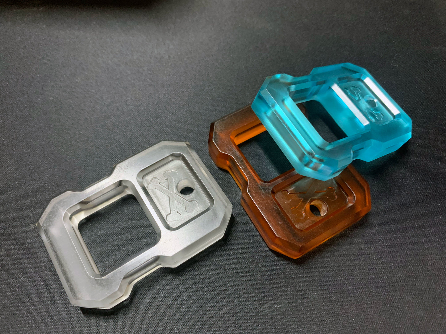 Resin EDC Knuckle Duster Keychain