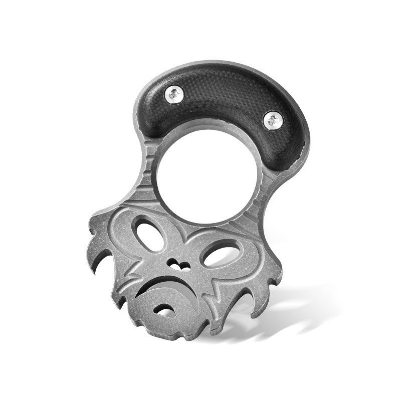 Titanium Finger Grip MultiTool EDC Keychain