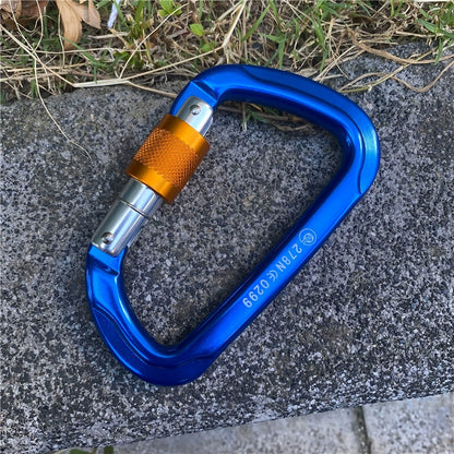 Aluminum Ascent: Climbing D-Lock Carabiner