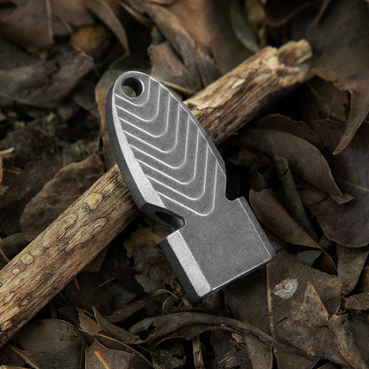 Titanium High-Pitch Survival Whistle Necklace