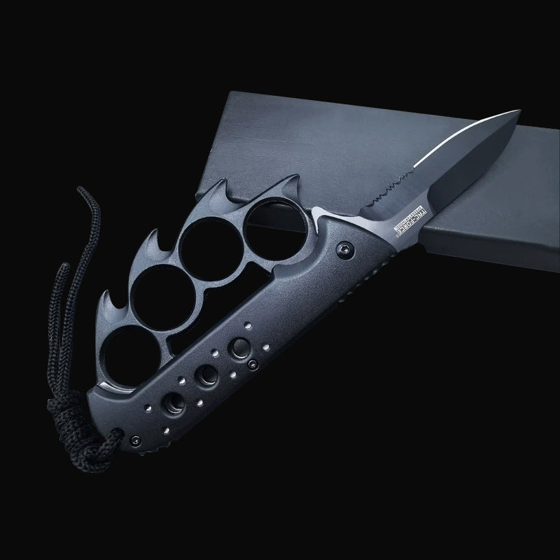 Survival Spin Knuckle Duster Knife