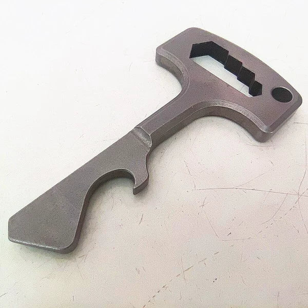 Stainless Steel MultiTool Bottle Opener Knuckle Duster Keychain