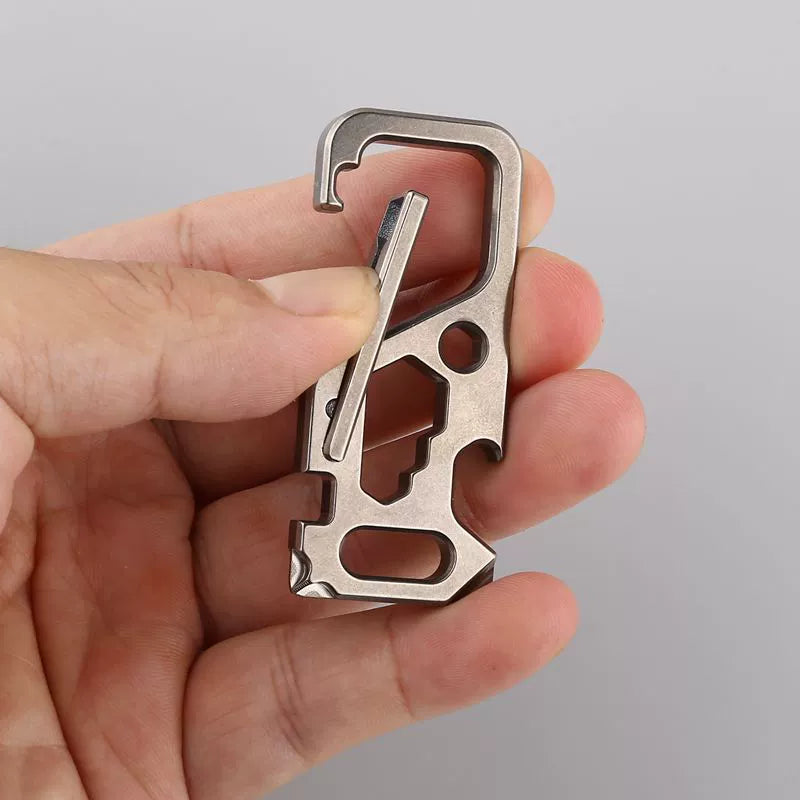 TC4 Titanium MultiTool Keychain