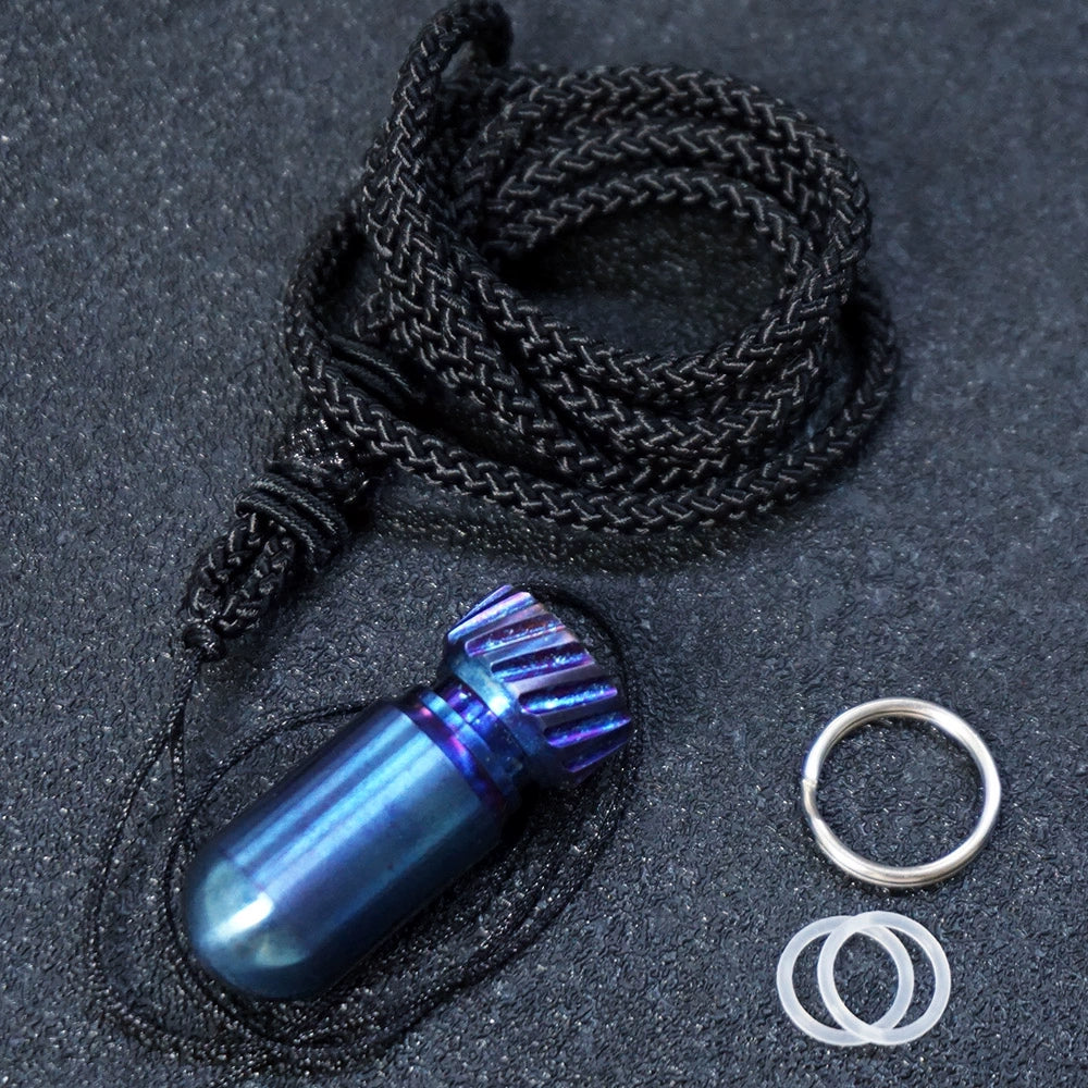 Titanium Waterproof EDC Vial