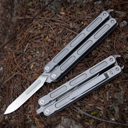 Titanium Butterfly EDC Blade Knife & Bottle Opener