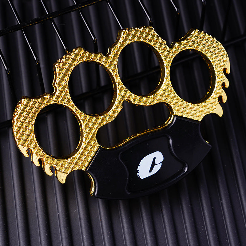 Zinc Alloy Knuckle Duster Outdoor Defense Tool