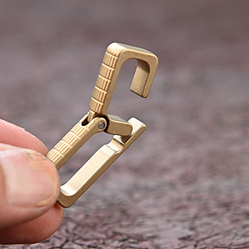 Brass Key Clip Quick Latch