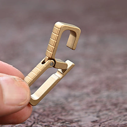 Brass Key Clip Quick Latch